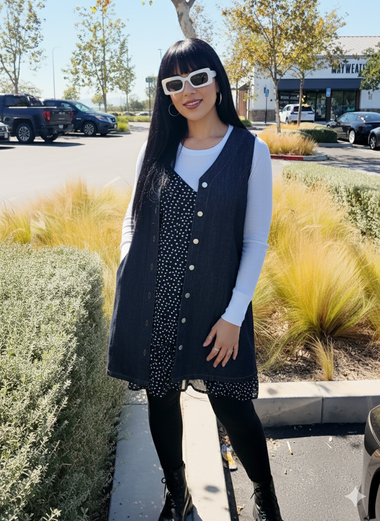 The Dress Bundle — Denim + Dotted Cami | $100