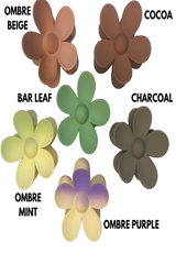 flower shaped hair claws a updo hair accessory -secure grip claw clip